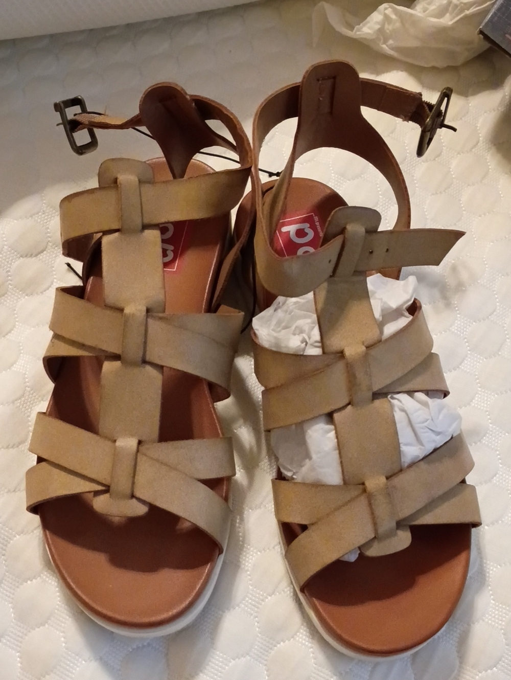 Pop Alpha Cognac color 8.5 worn once